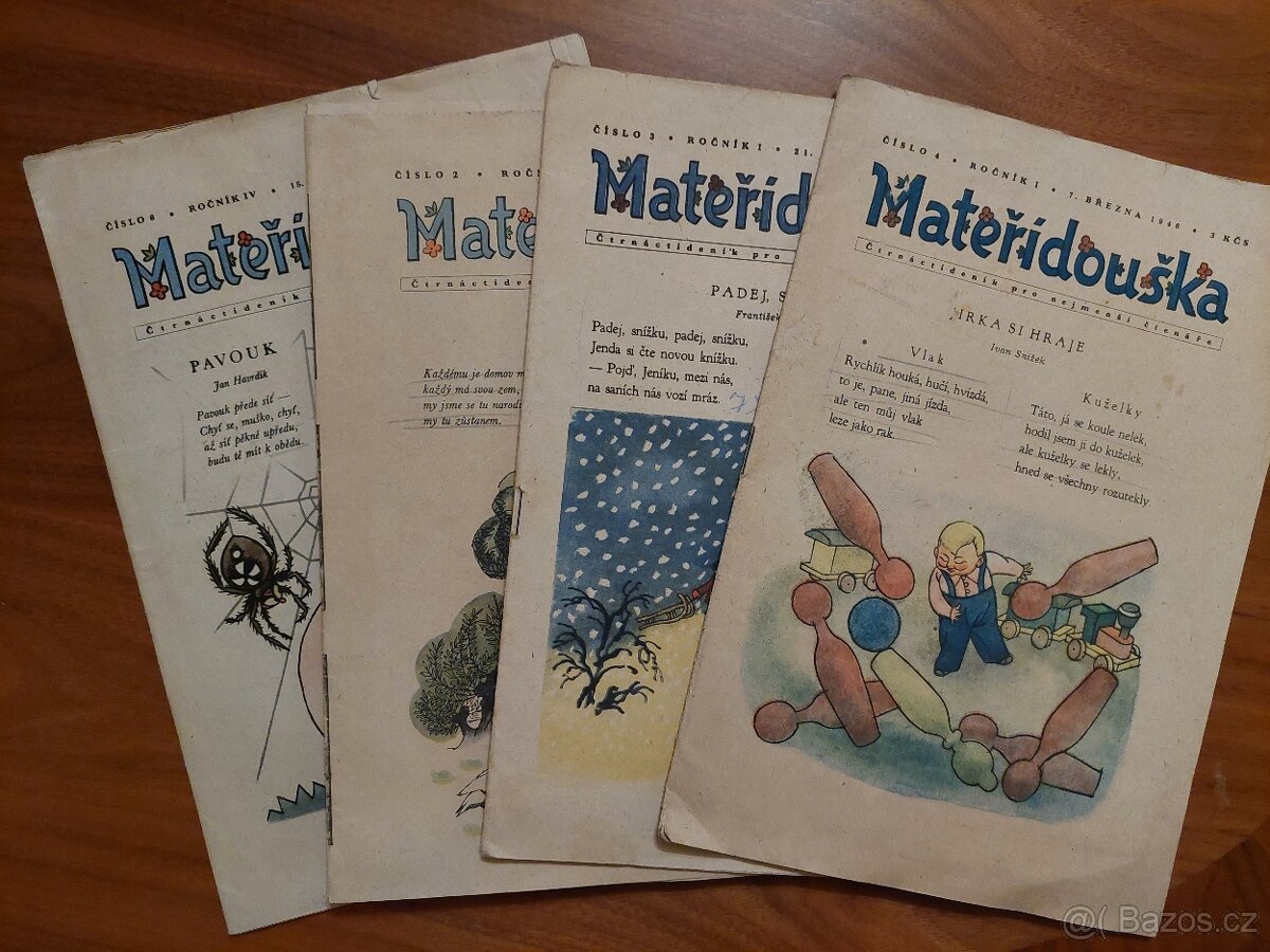 Časopis Mateřídouška r. 1946-1947