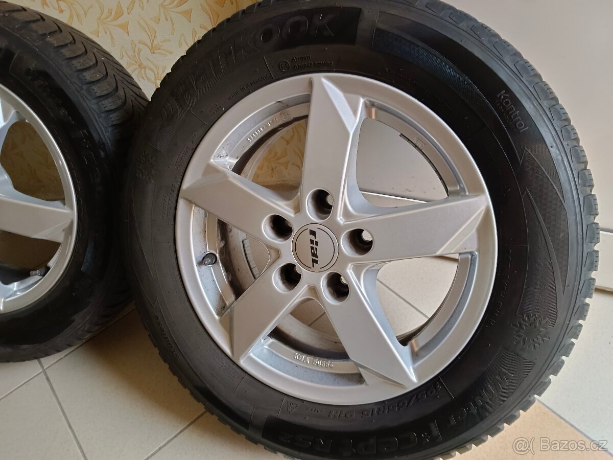 ALU kola R15, 5x112. Zimní 195/65/r15