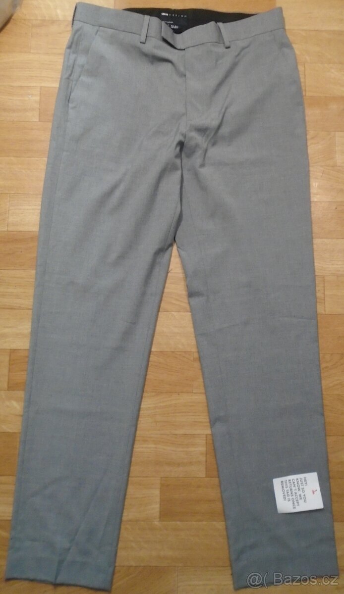 Pánské slim formální kalhoty Asos/W34/L32/L/43cm/108cm