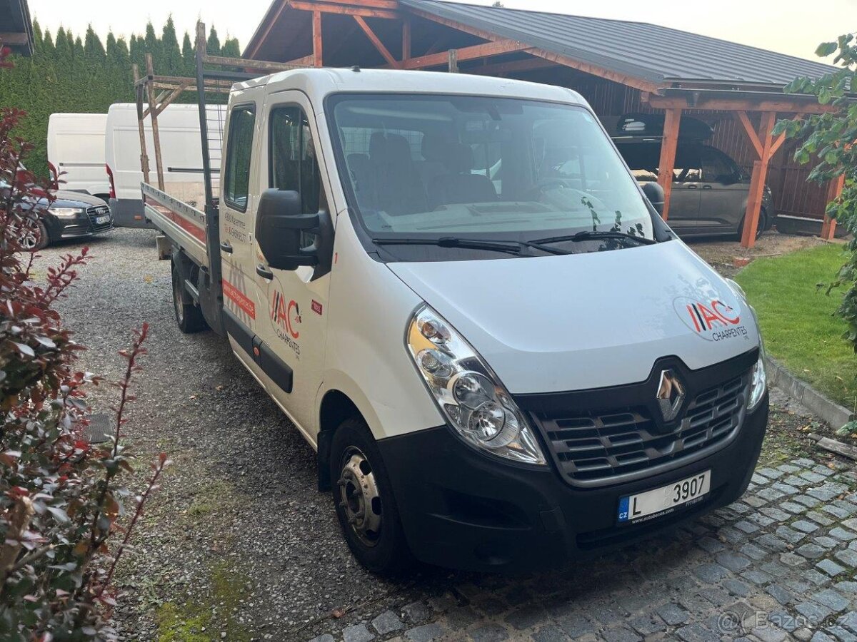 RENAULT MASTER valník  2,3 dci  1 majitel 2015