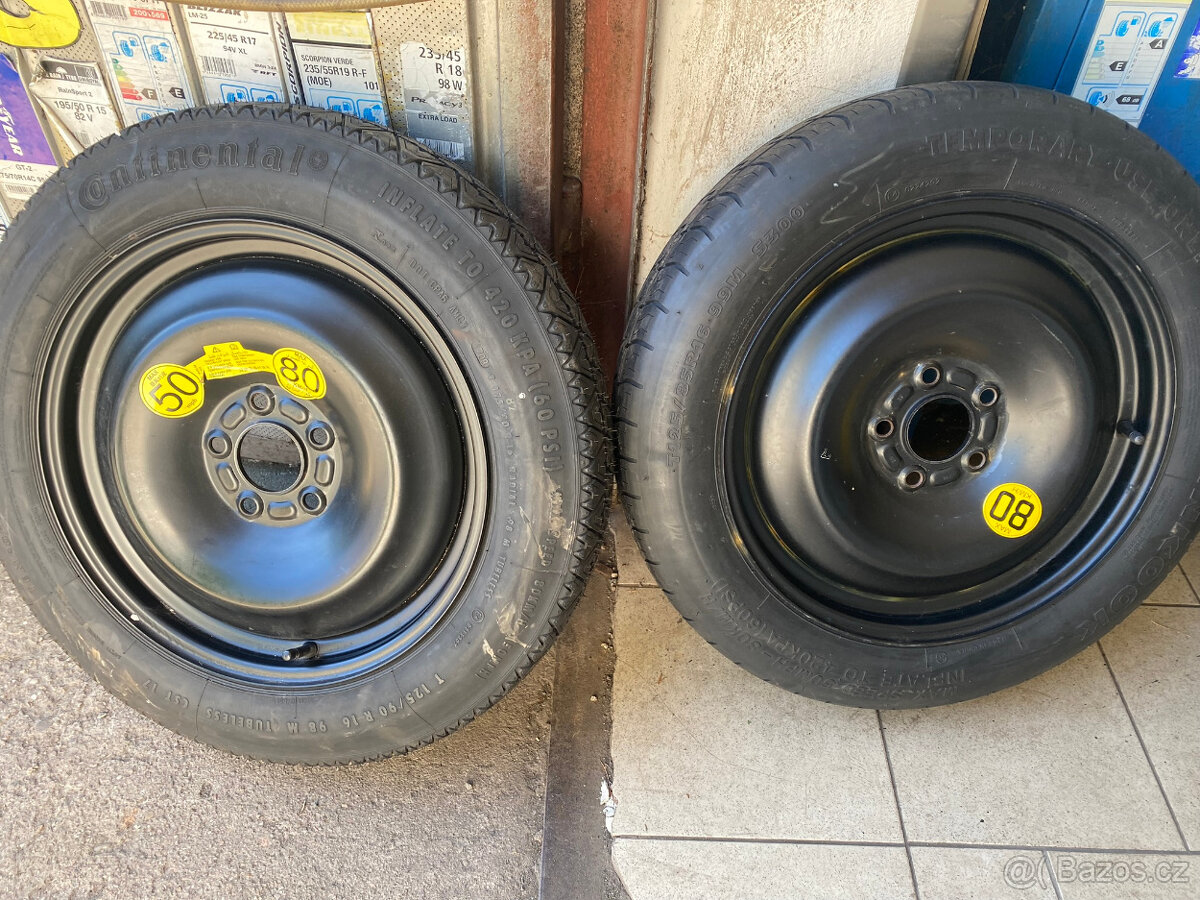 5x108r16 Ford Dojezdove kolo rezerva