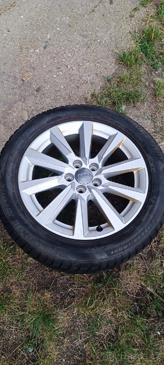 16" Alu kola Audi 195/55/16 zimní 7.5mm