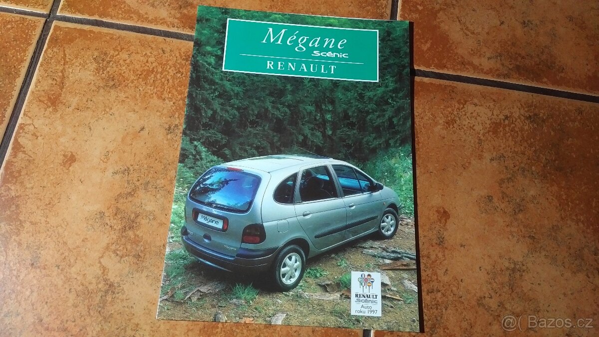 Katalog Renault Megane Scénic r.1998 v CZ - TOP STAV