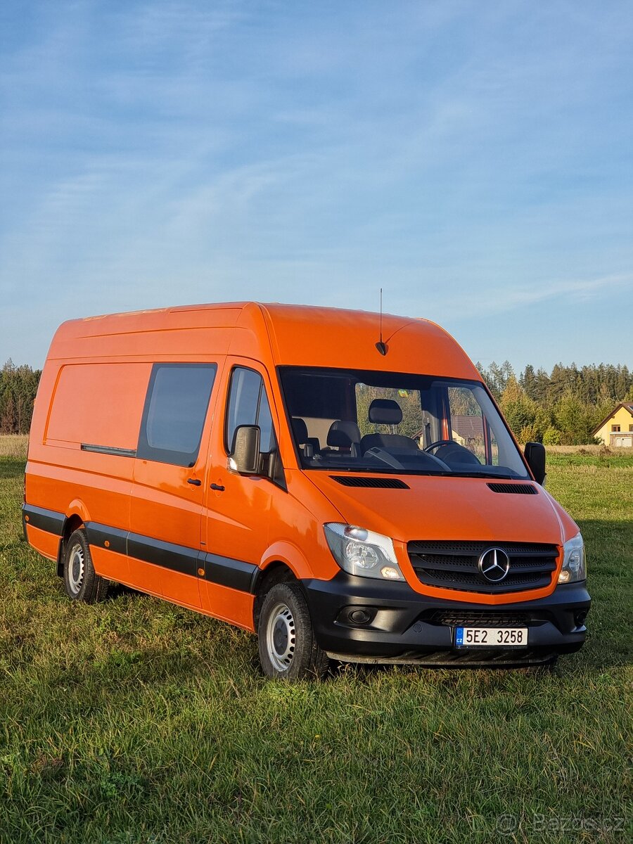 Mercedes Sprinter 316 CDI XXL, 5 MÍST, 120 kW, 130tis.km