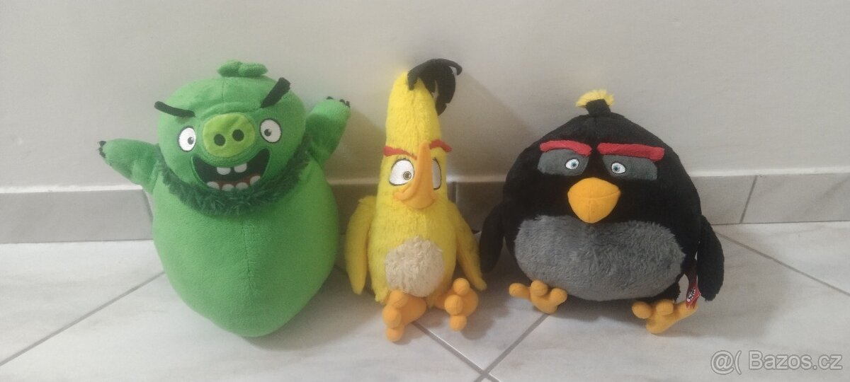 Plyšáci Angry Birds.