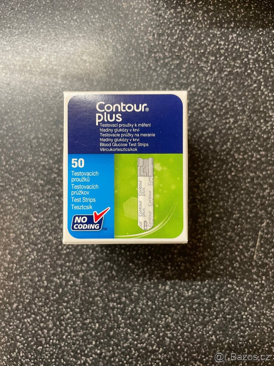 Testovací proužky do glukometru Bayer  Contour Plus