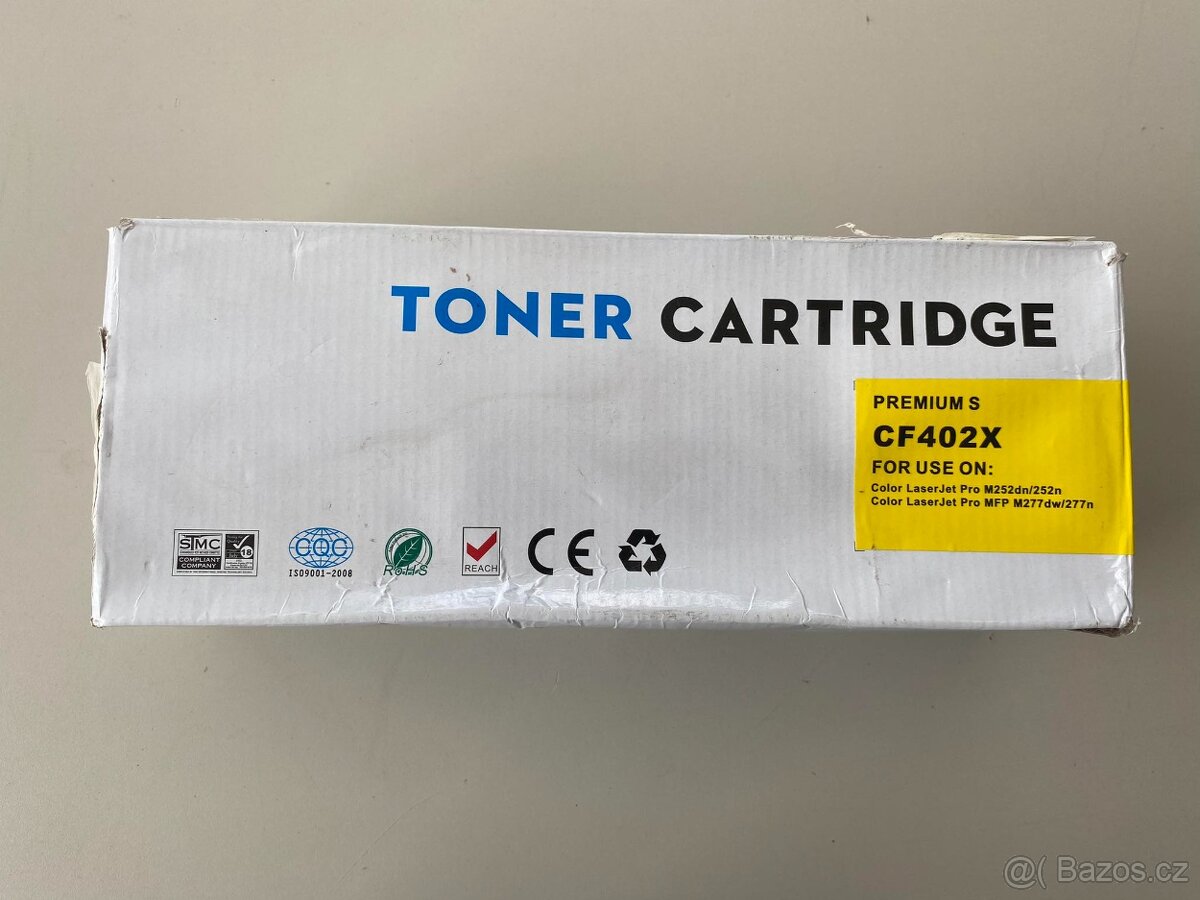 alternativní toner HP CF402X, žlutá