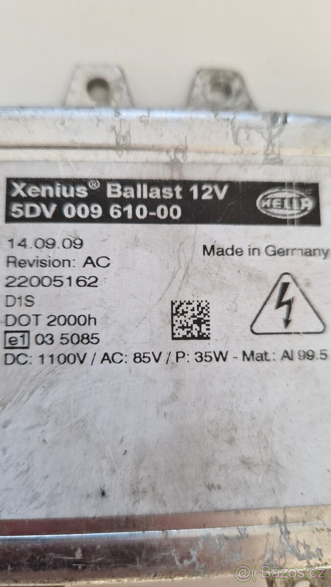 JEDNOTKA XENONU BALLAST  5DV 000 610-00