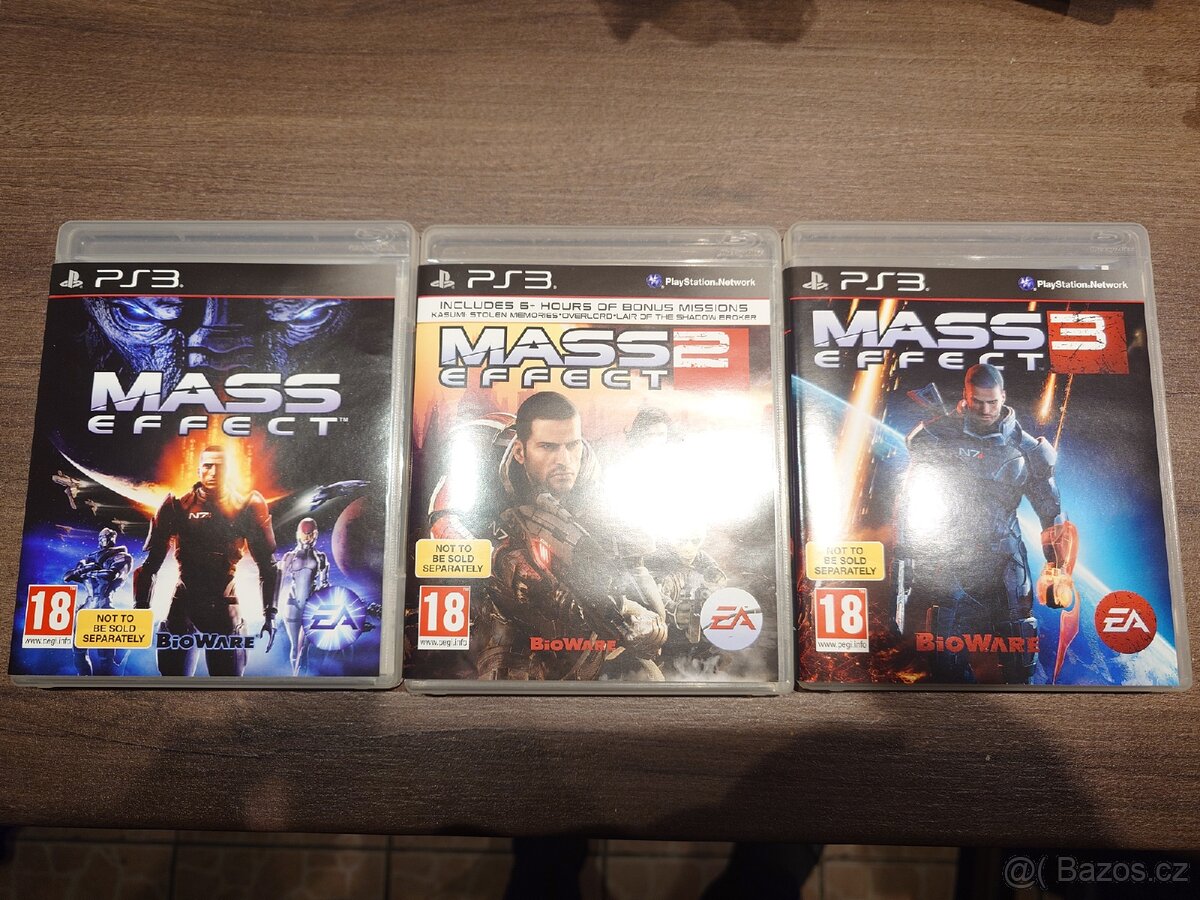 PS3 - PlayStation 3  Mass effect trilogie