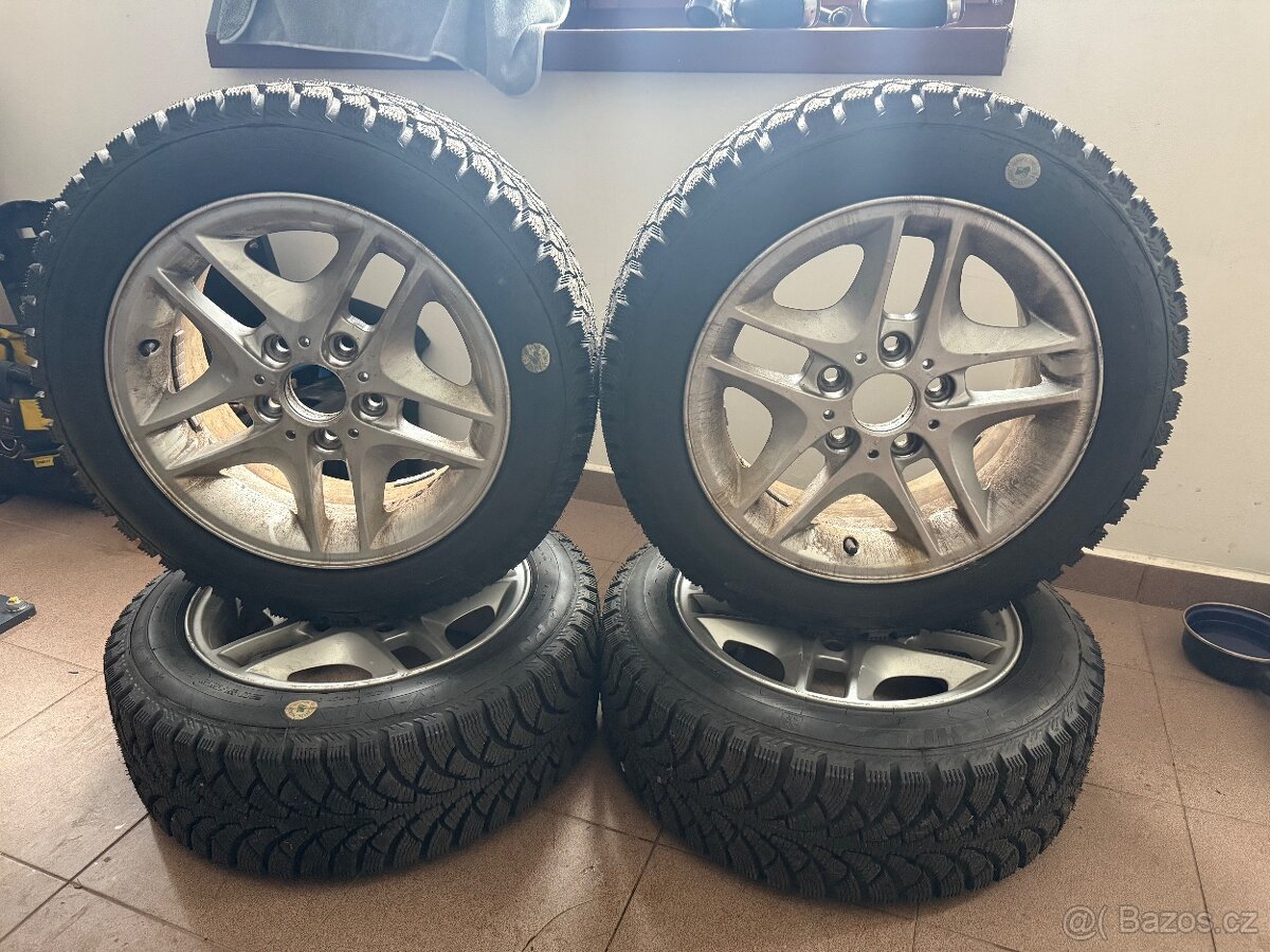 ALU KOLA BMW 5X120 R16 + NOVE ZIMNI PNEU VRANIK DIAMOND