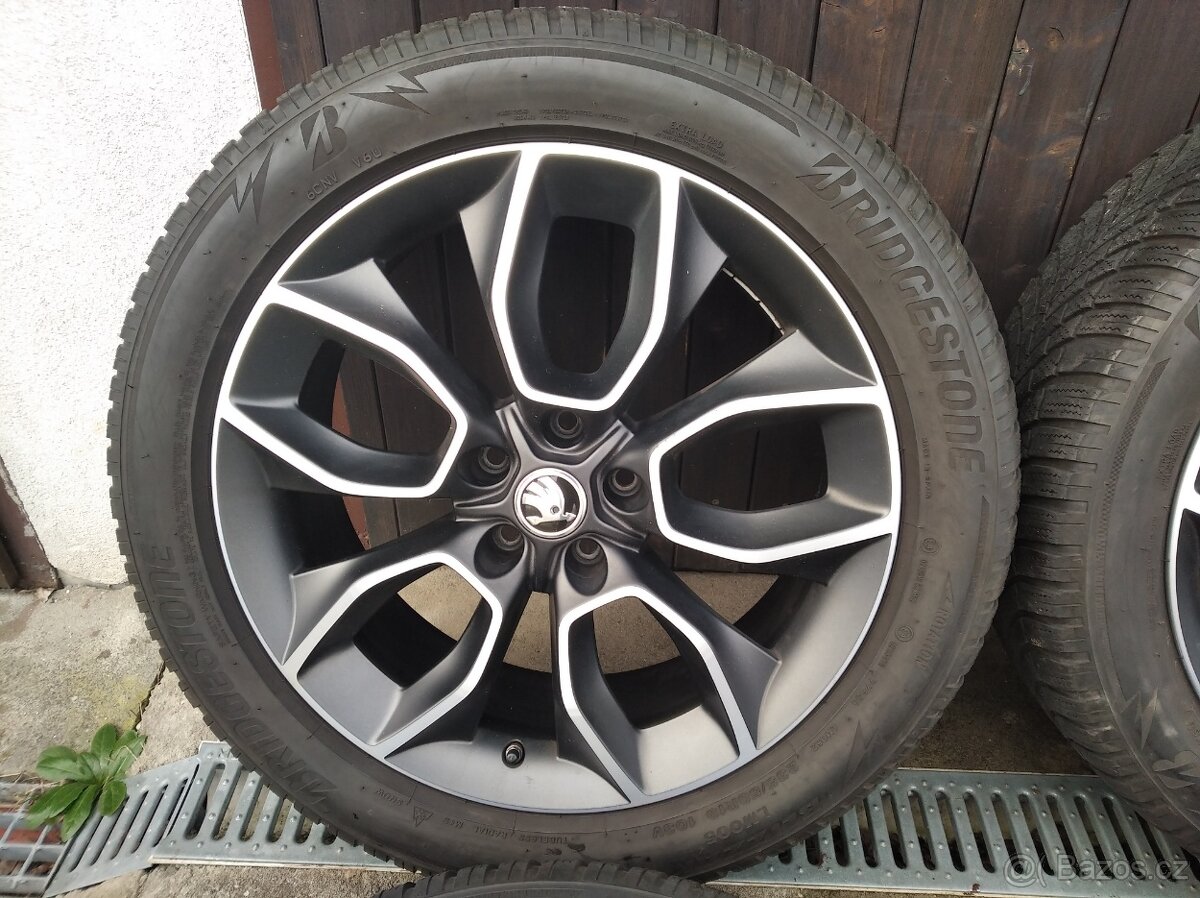 Zimní alu sada Škoda Kodiaq 19" 5x112