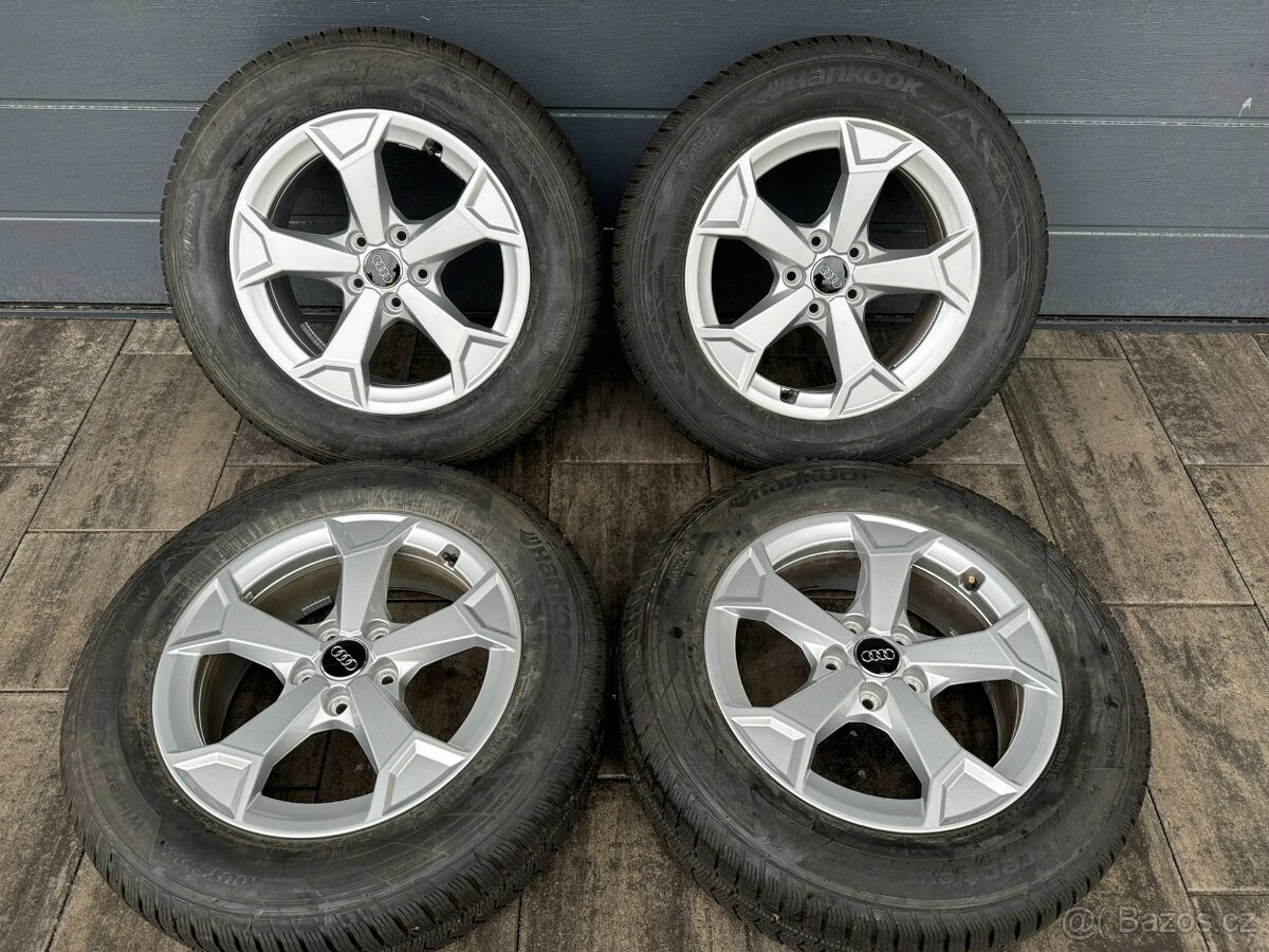 Originál alu kola Audi Q3 5x112 R17 zimní zánovní