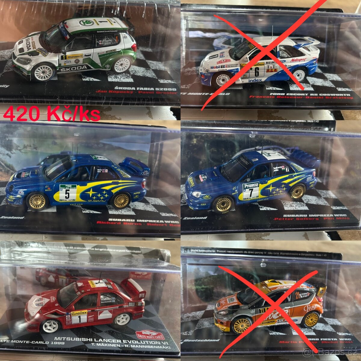 Rally modely 1:43