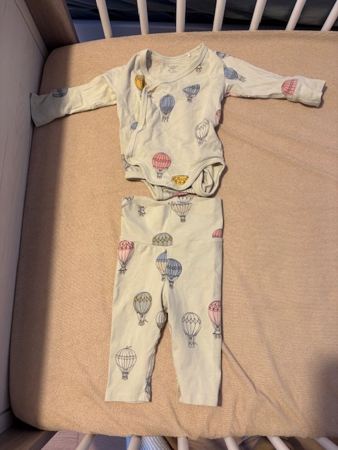 Newborn Lindex set (bodyčko+kalhoty) vel.56