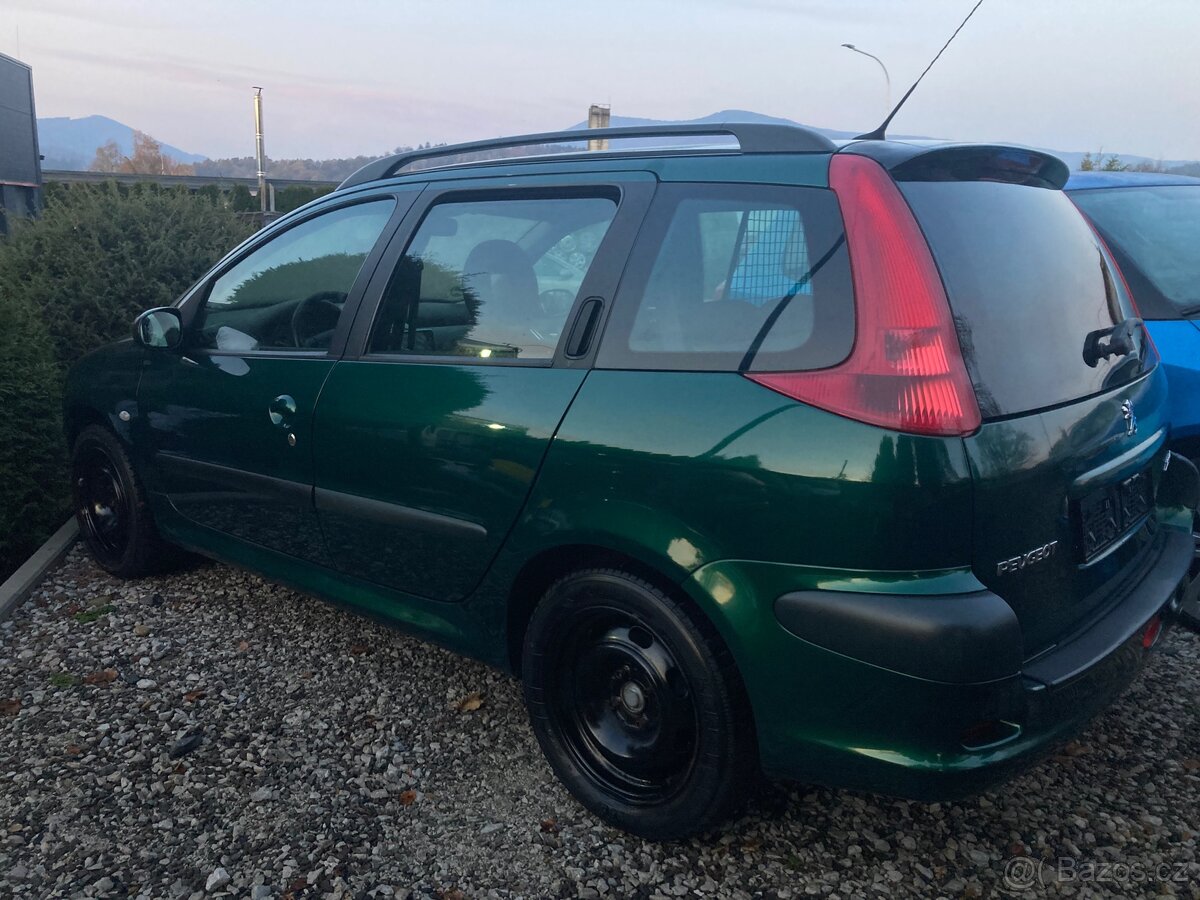 Peugeot 206 AUTOMAT, naj: 64 tkm.1.6. 80kw