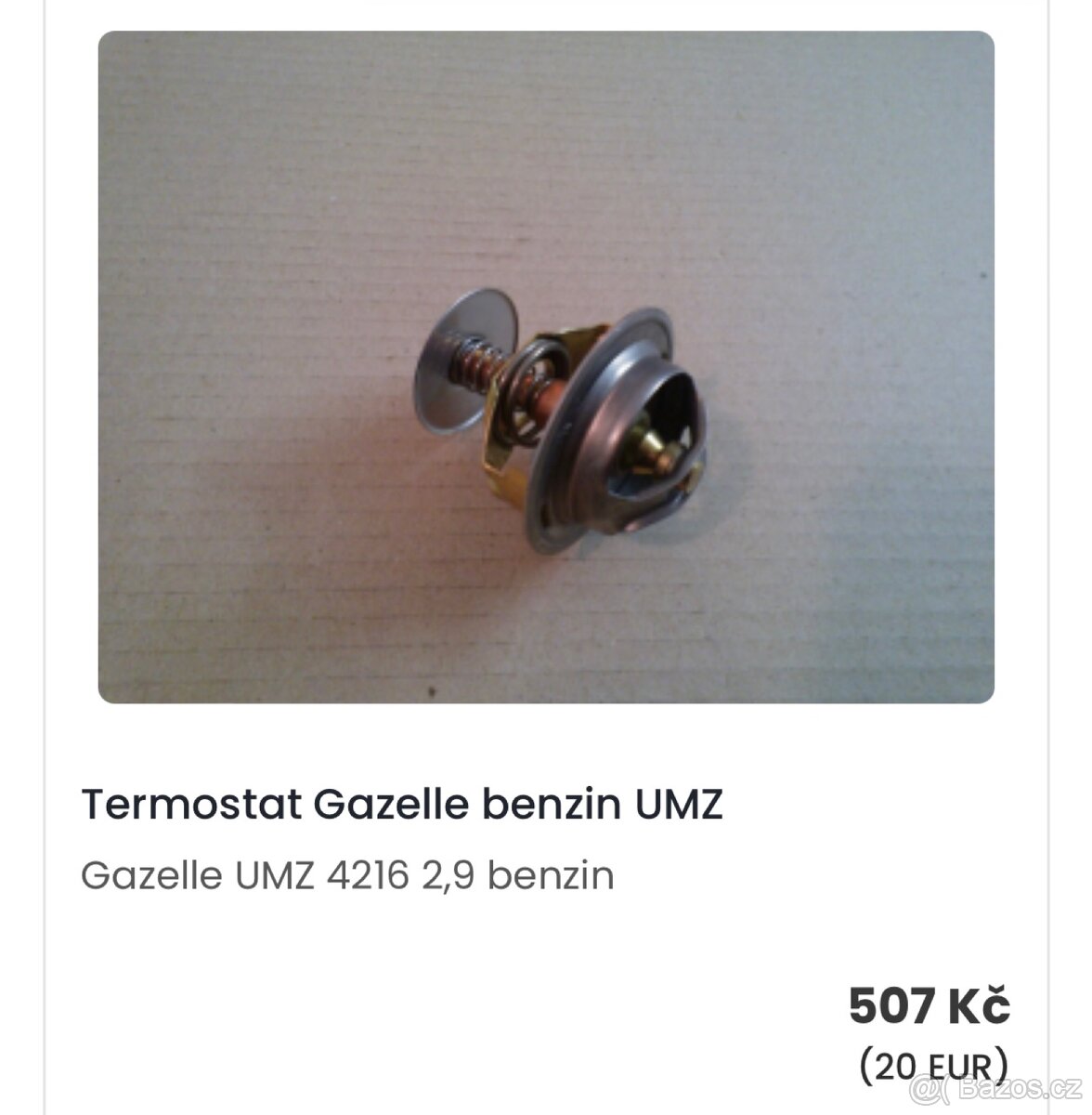 Termostat Gaz Gazelle motor UMZ