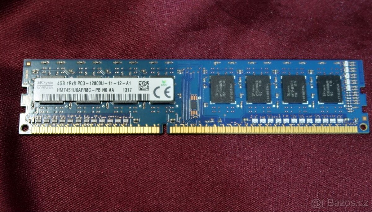 Paměť Hynix 4GB DDR3 PC3-12800U 1600Mhz AFR8C-PB