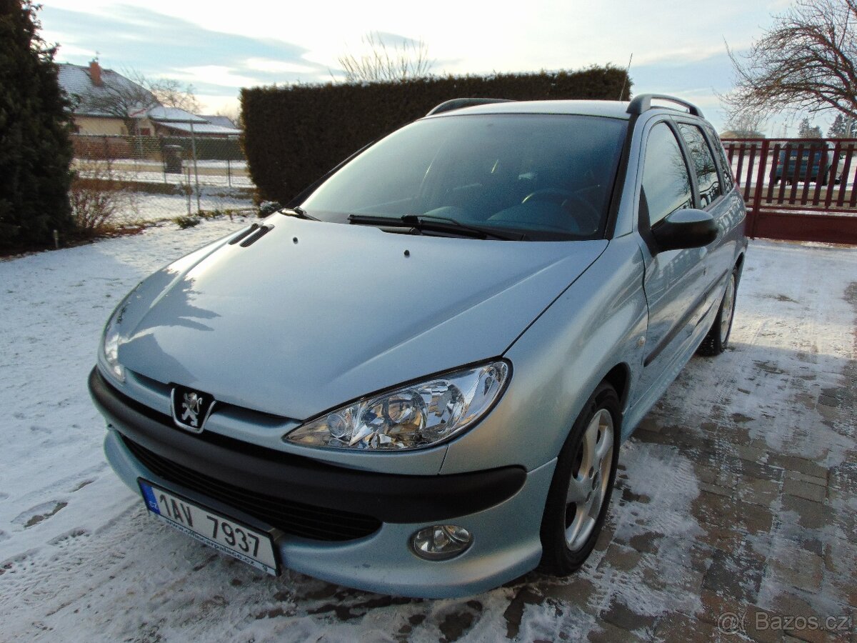 PEUGEOT 206 1.4 KOMBI,BENZIN,NOVÁ STK,KLIMA