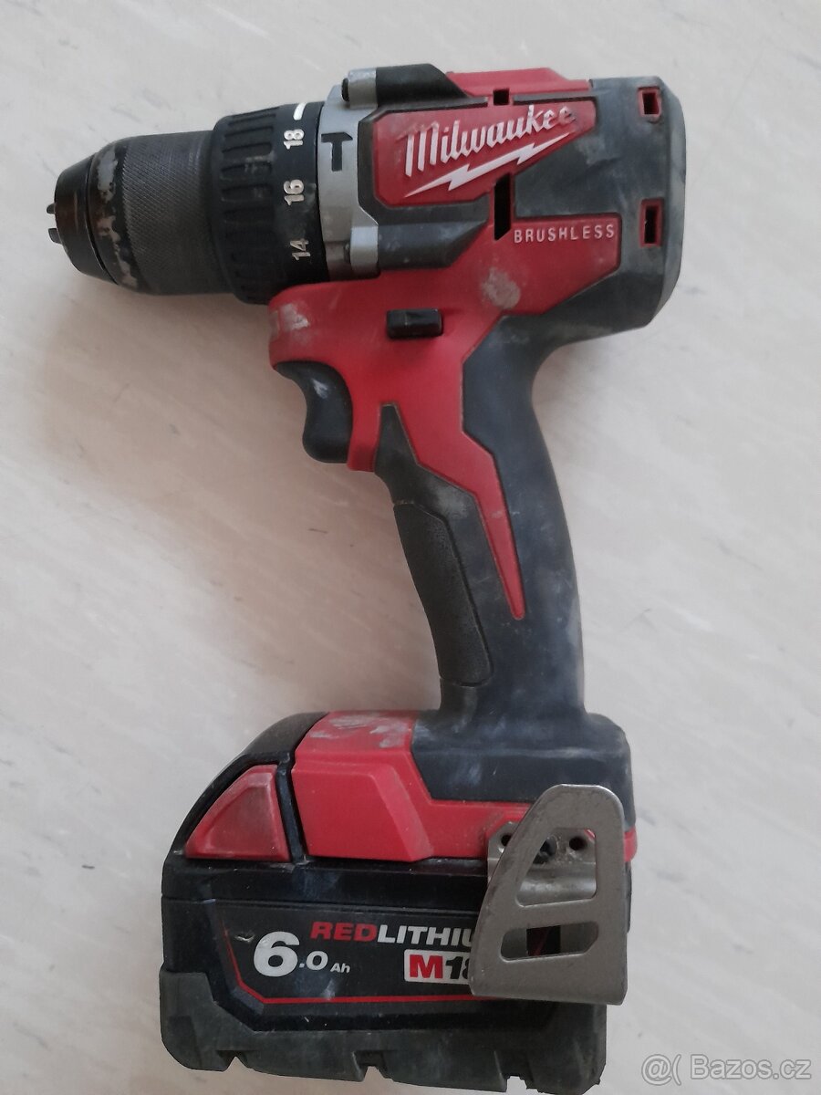 Aku vrtačka Milwaukee M18 CBLPD s 6.0ah baterií