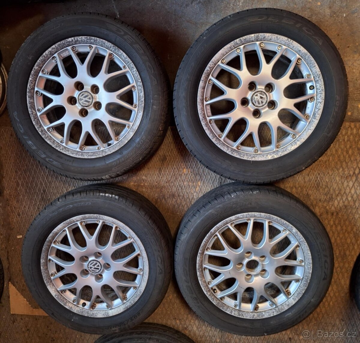 prodám origo VW alu kola BBS RS 771 6.5x16 ET42 ,5x100