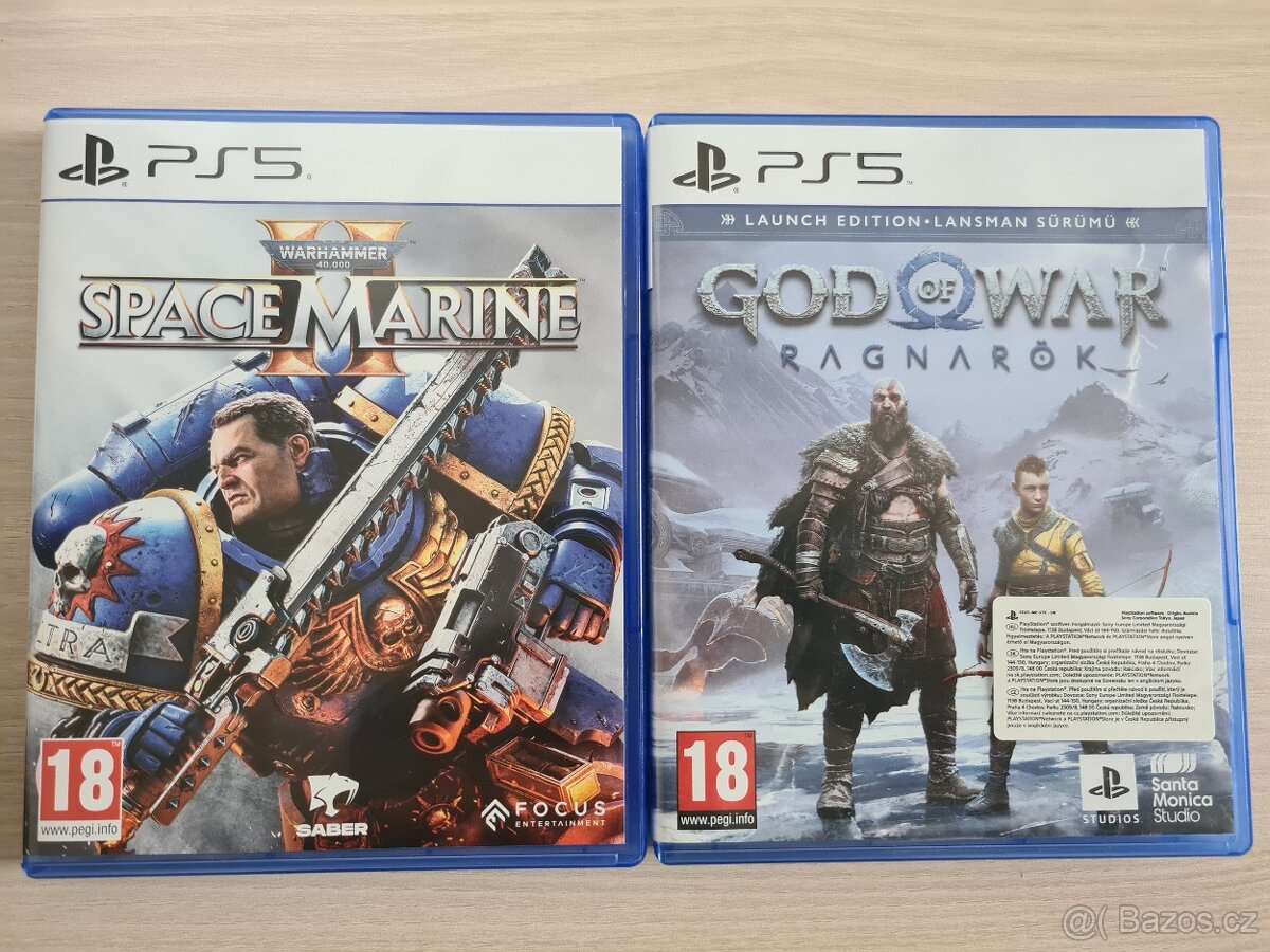 Ps5 hry god of war a space Marine