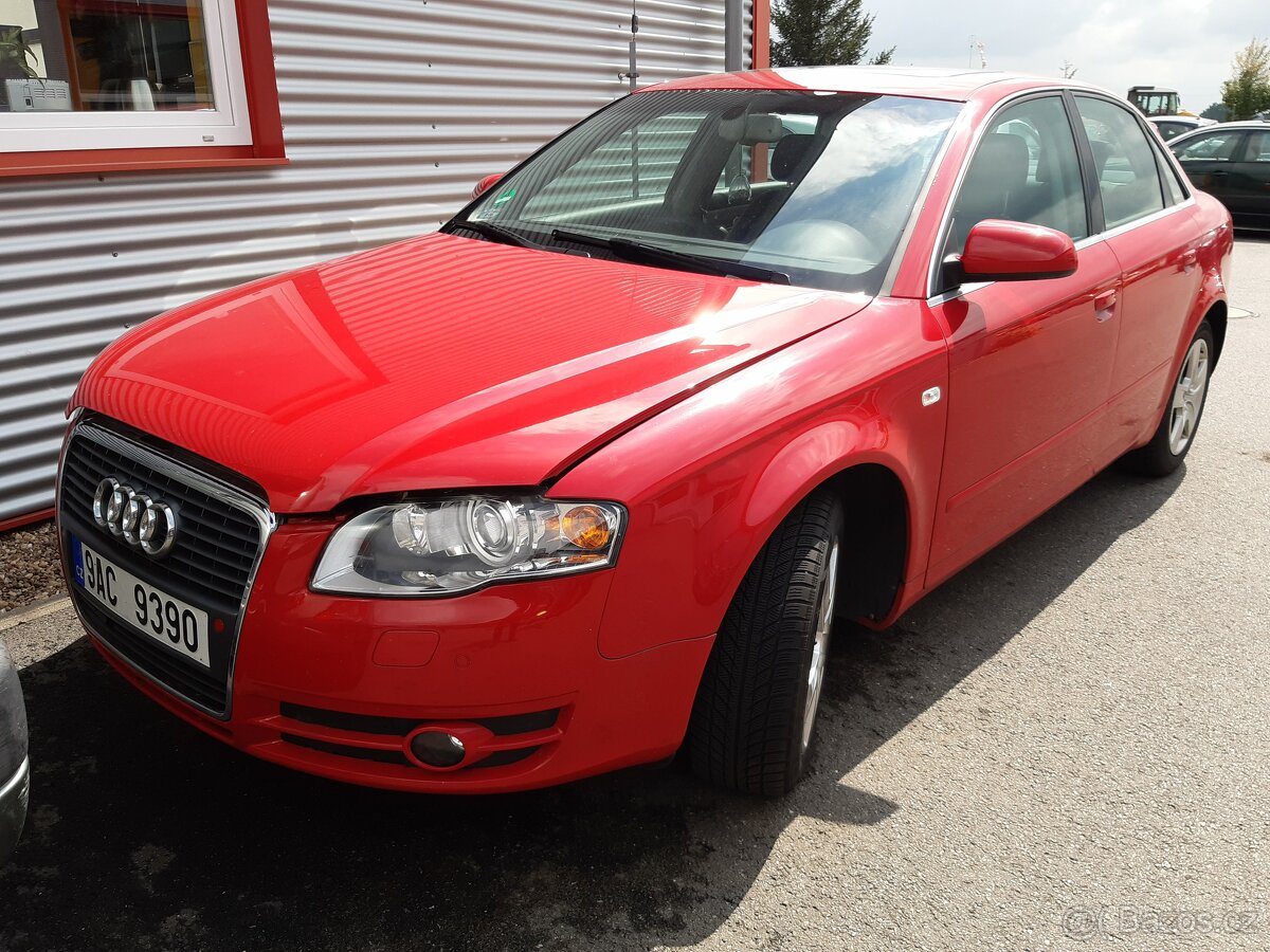 Audi A4 2006 2,0i 96kW B7 8EC AUTOMAT KRASNA, DILY