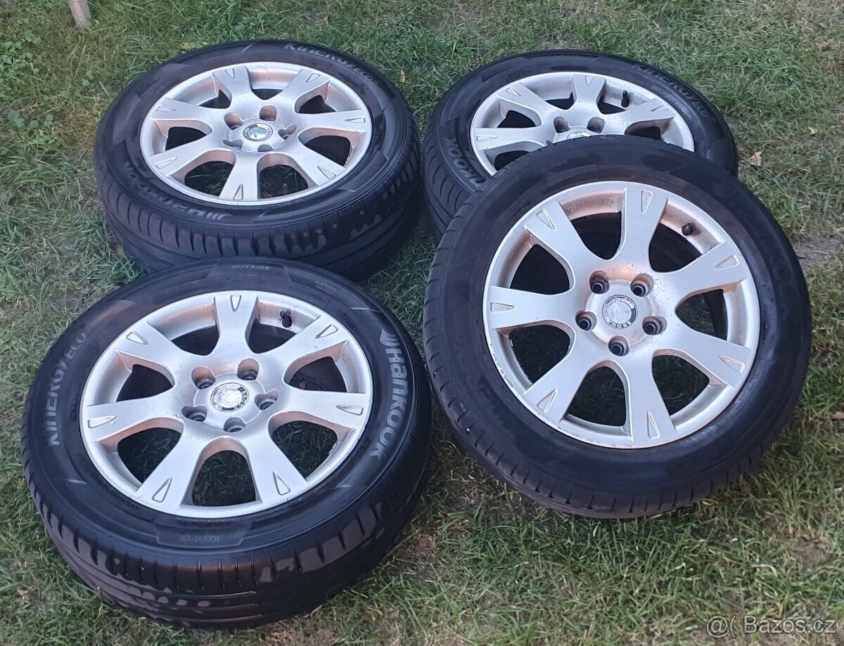 16" letní kola Skoda Sirius 205/55 R16 pneu Hankook