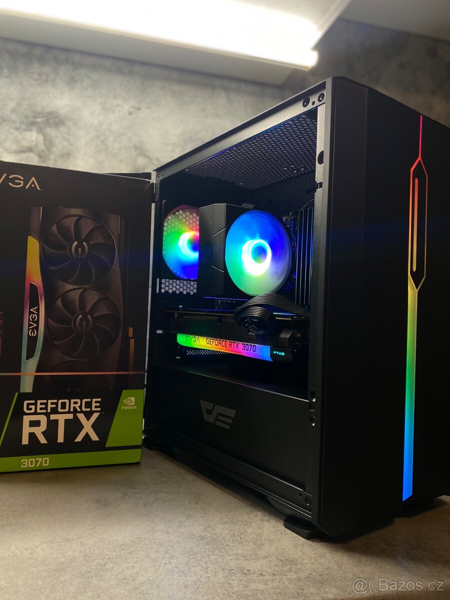 HERNÍ PC | RTX 3070 EVGA FTW3 | RYZEN 7 3700X | 32GB RAM | S