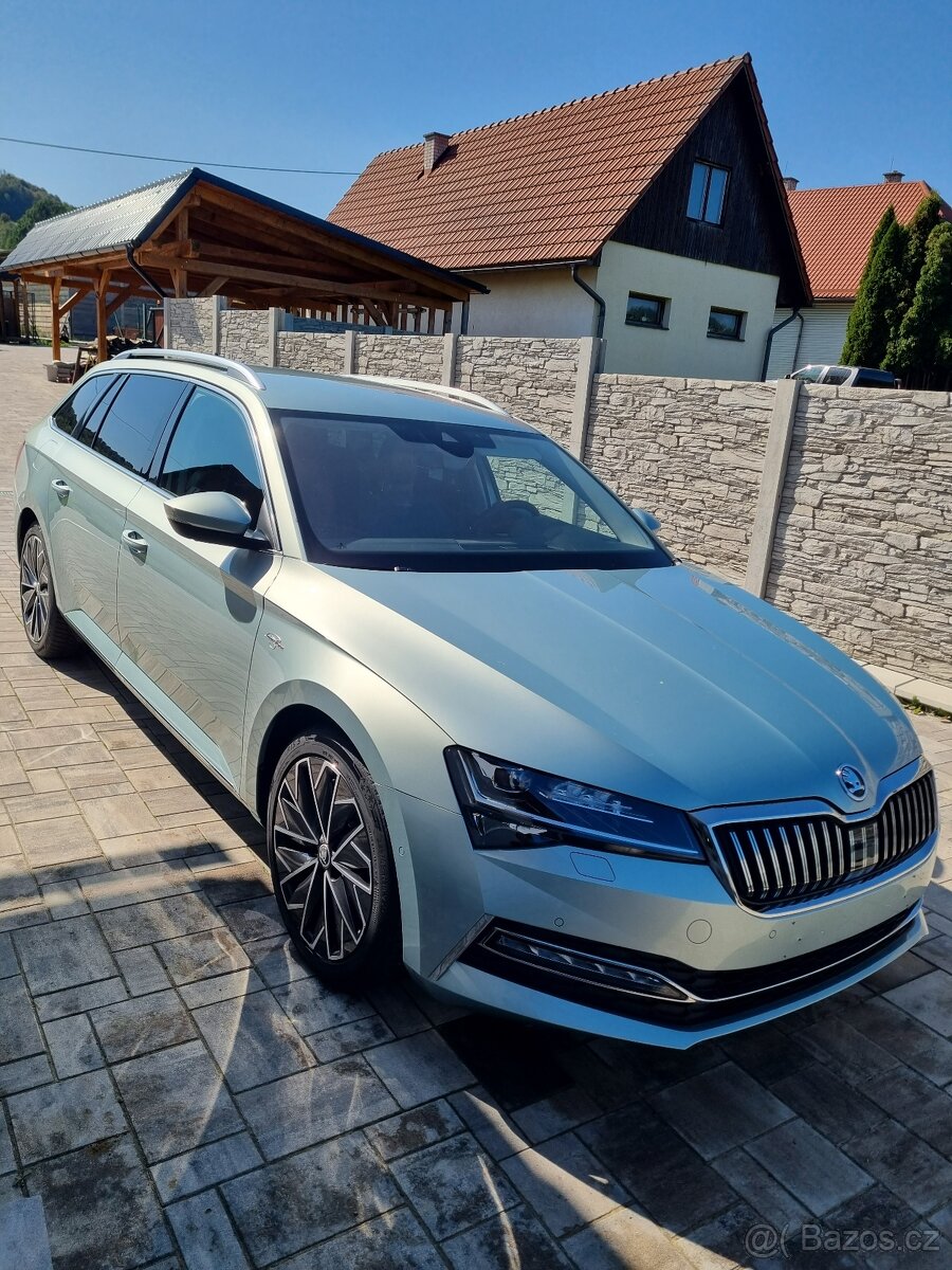 Škoda Superb 3 2.0TDI 147KW 4x4 L&K DSG 52tkm Záruka 2026