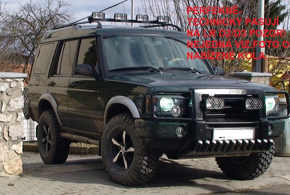 NOVÁ kola DISCOVERY 2 LAND ROVER 5x120 800km4x4 265/70 R17