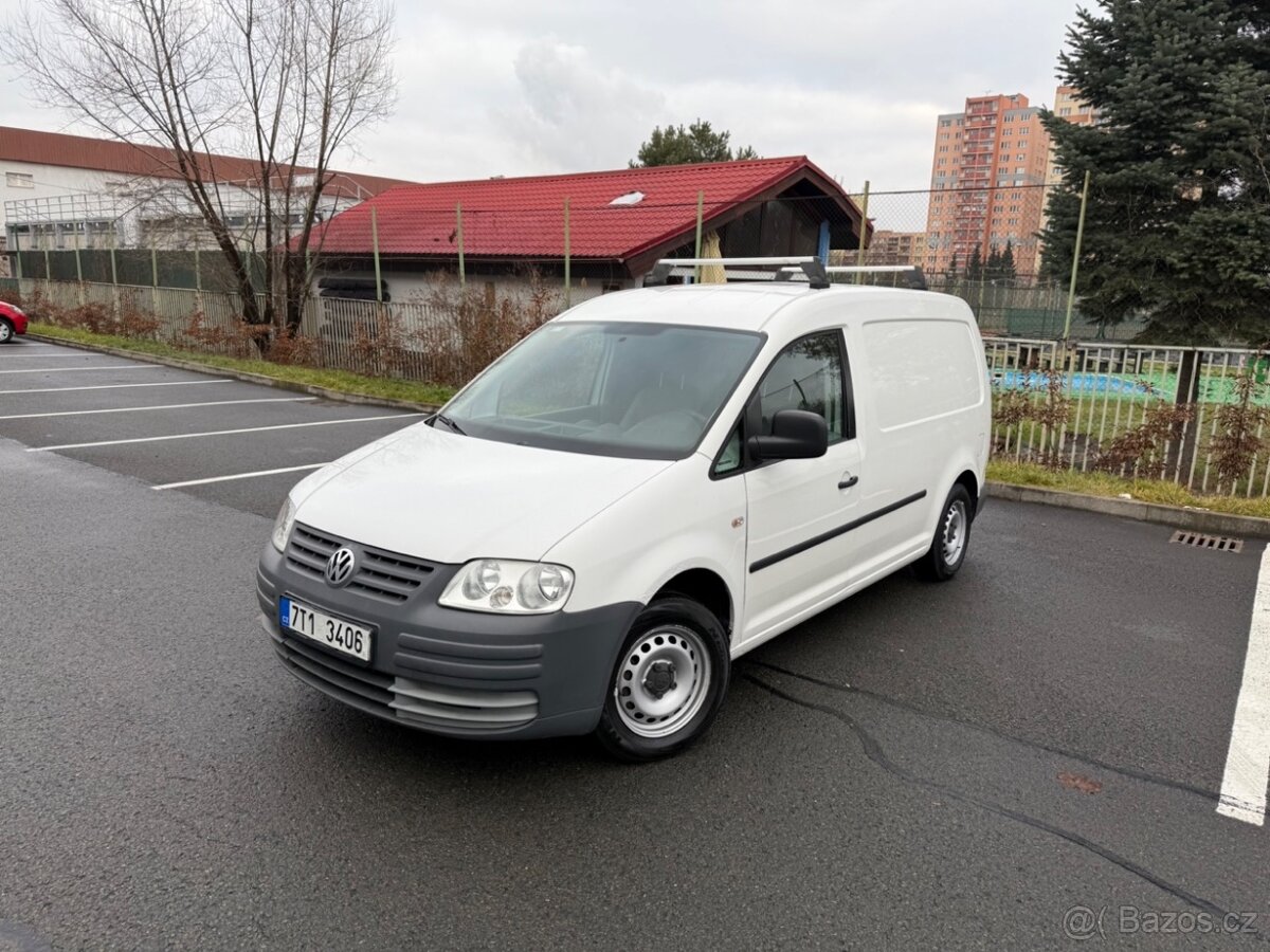 VW CADDY MAXI 1,9 TDi 77kW - Klima - Nové STK - DPH - Tažné