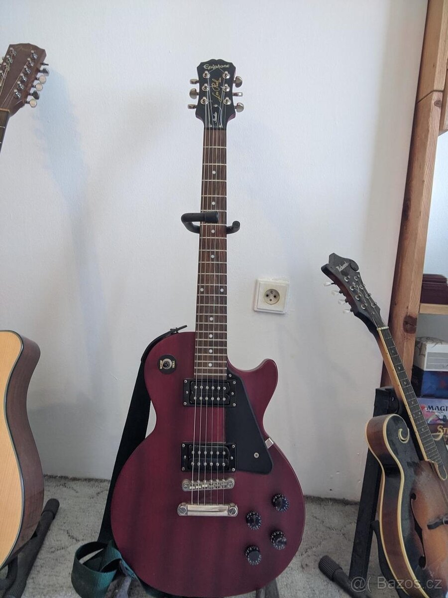 Les Paul, Studio, Epiphone, Wine red