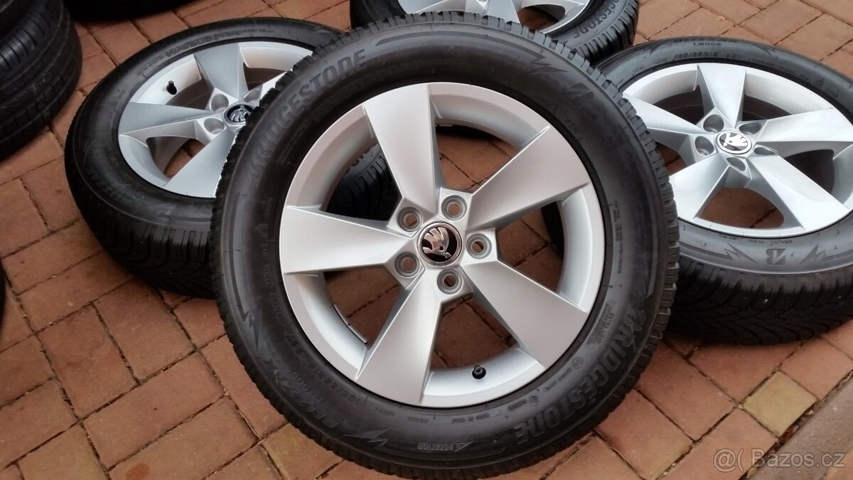 Zimní sada ŠKODA Fabia 4 5x100 R15 pneu 185/65/15 r.2023