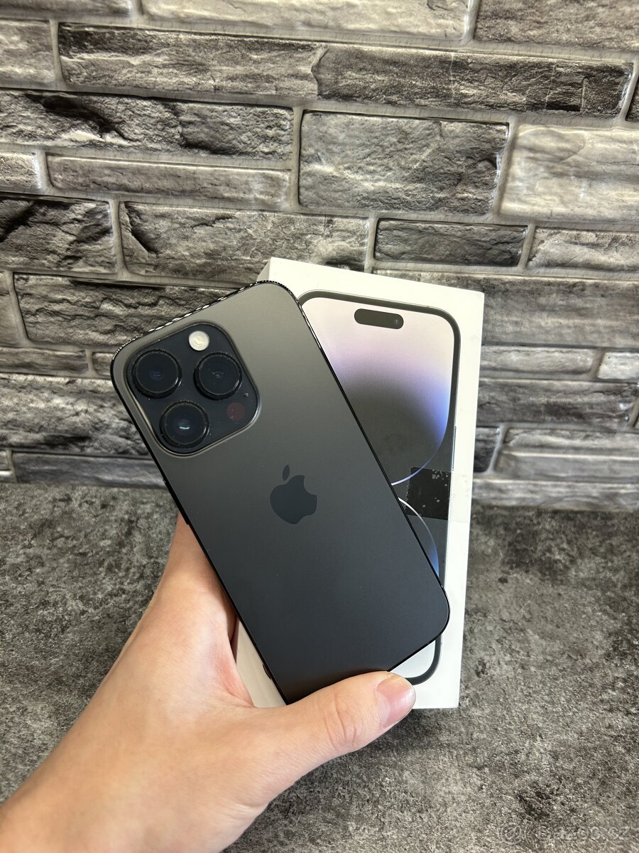 iPhone 14 Pro 128GB Space Black, baterie 91%