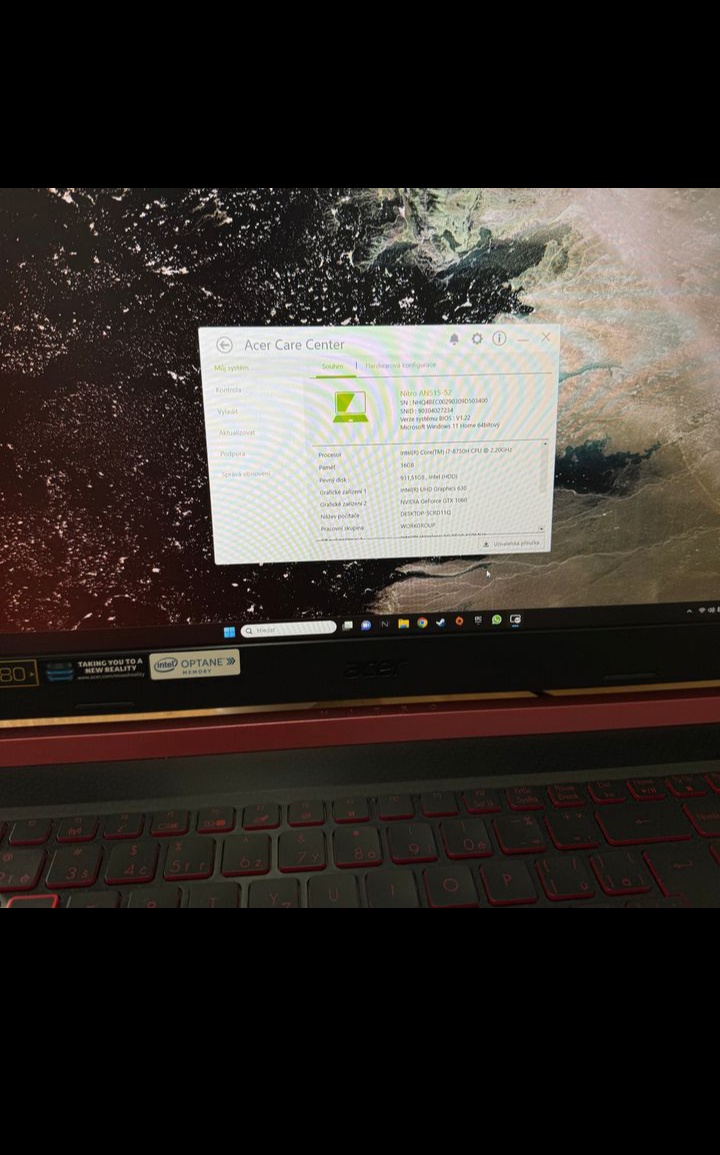 Herní notebook Acer Nitro 5 15,6"