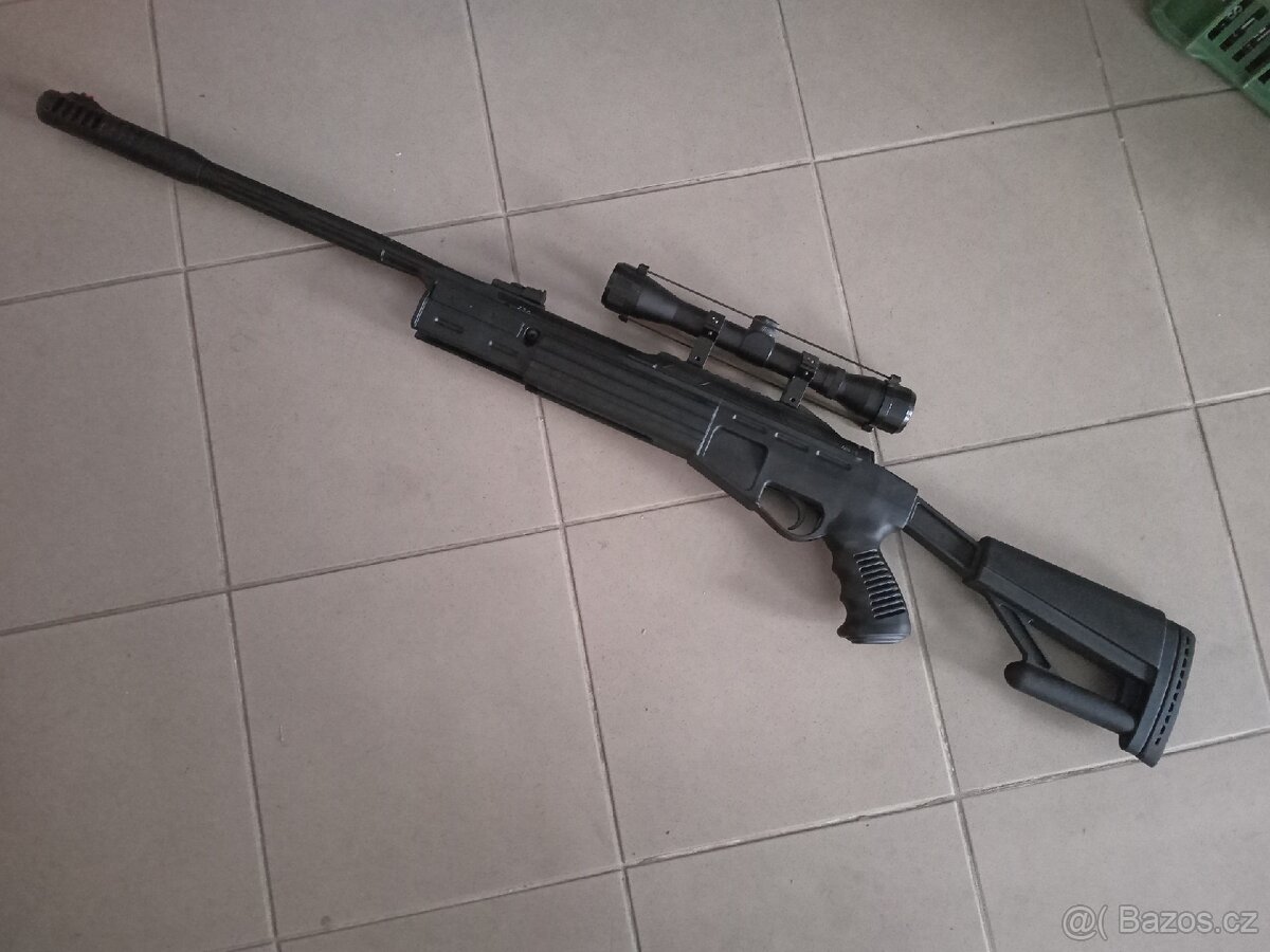 Vzduchovka Hatsan sniper s optikou 3-9x40