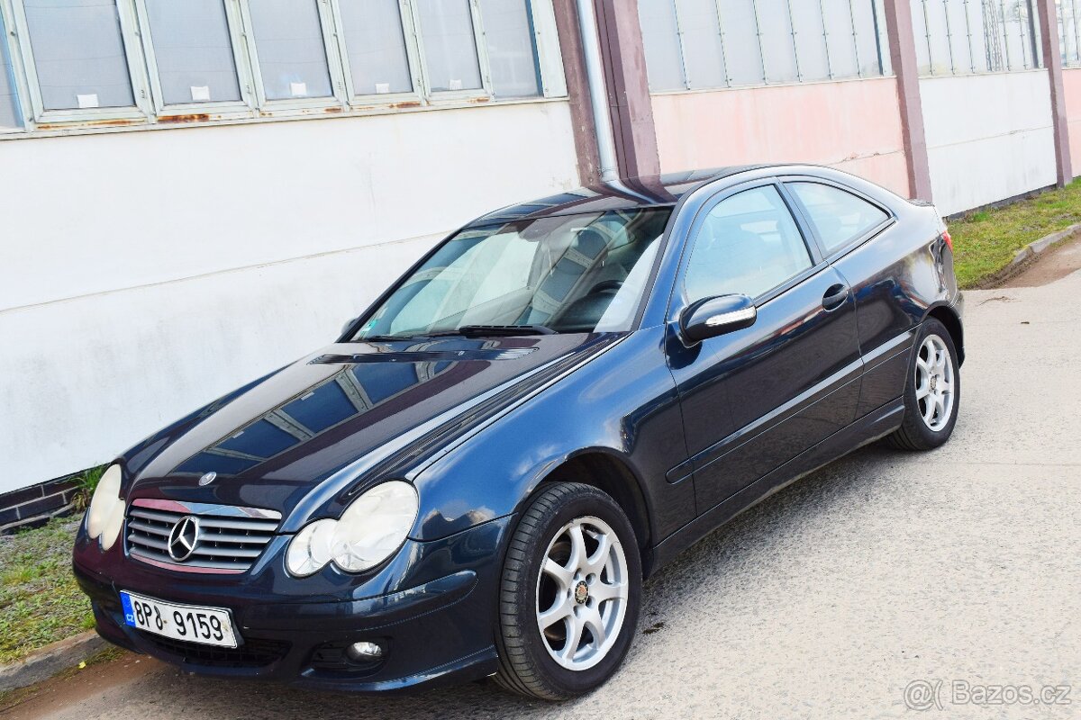 Mercedes-Benz C 200 KOMPRESOR/KUPÉ/2005/MANUÁL/