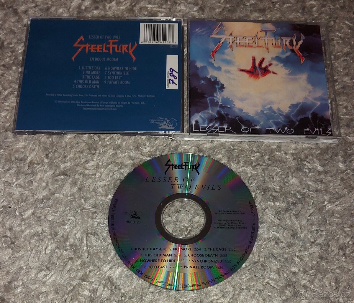 CD Steel Fury - Lesser Of Two Evils - Limited Edition