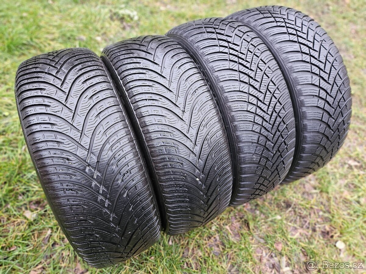 4x Zimní pneu Hankook + BF Goodrich - 205/55 R17 XL - 85%