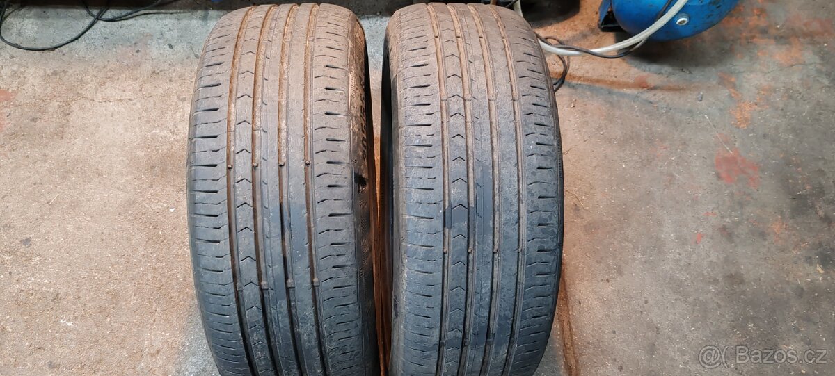 2 letní pneumatiky Continental 205/55R16 91V 6,00mm DOT 2018