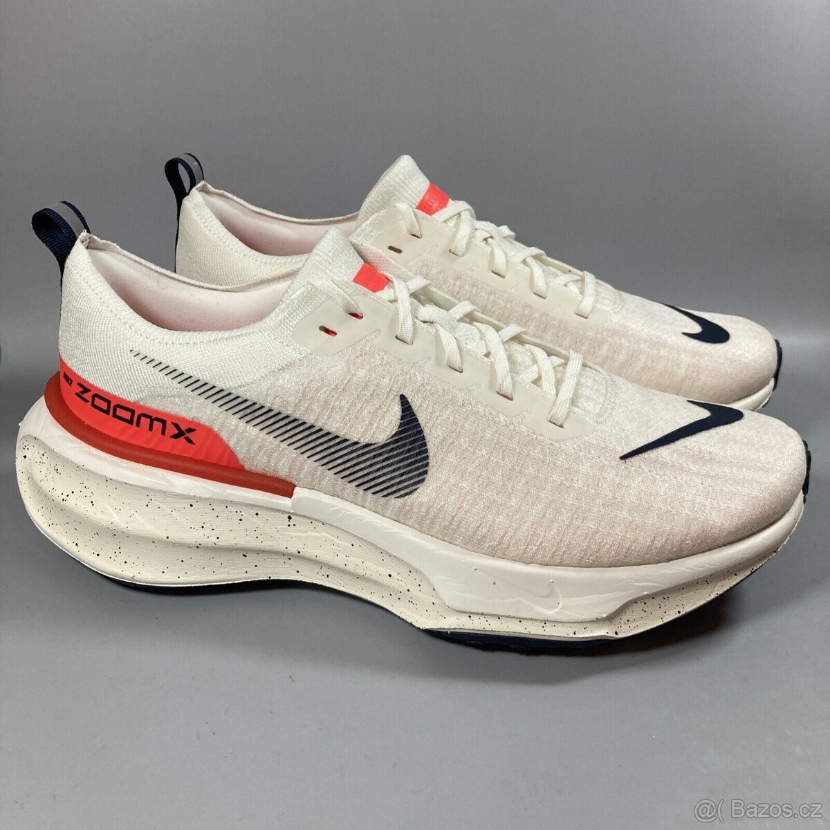 Nike ZoomX Invincible Run Flyknit 3 White Bright Crimson