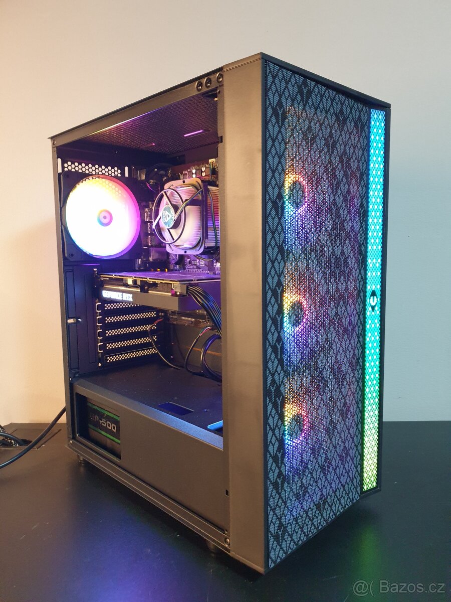 Herní PC: Ryzen 5 5500 /RTX 3060ti 8gb/ 16gb RAM /Záruka