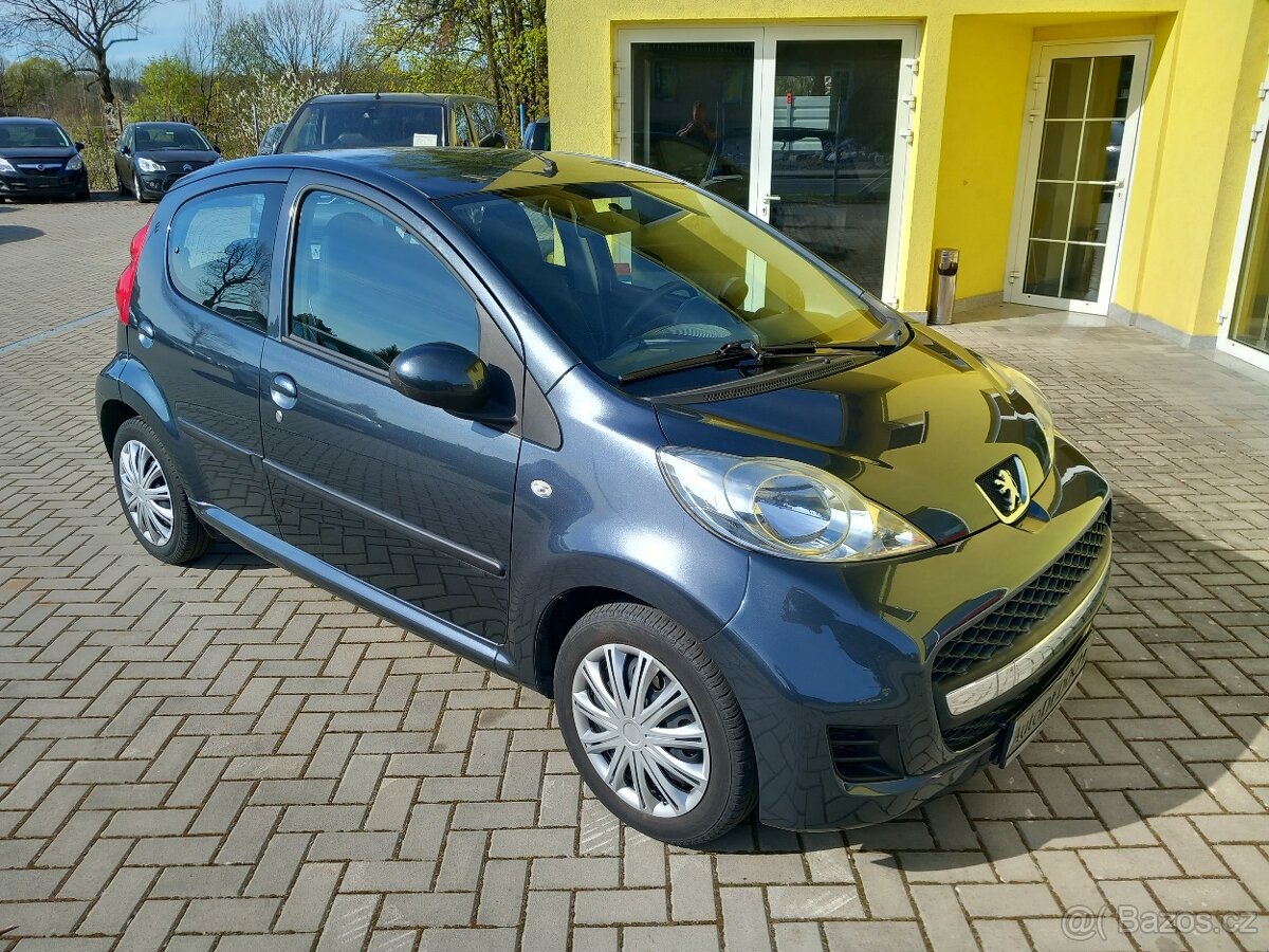 Peugeot 107 1.0 MPi 50kw 93t.km, 2011, KLIMA RÁDIO CD