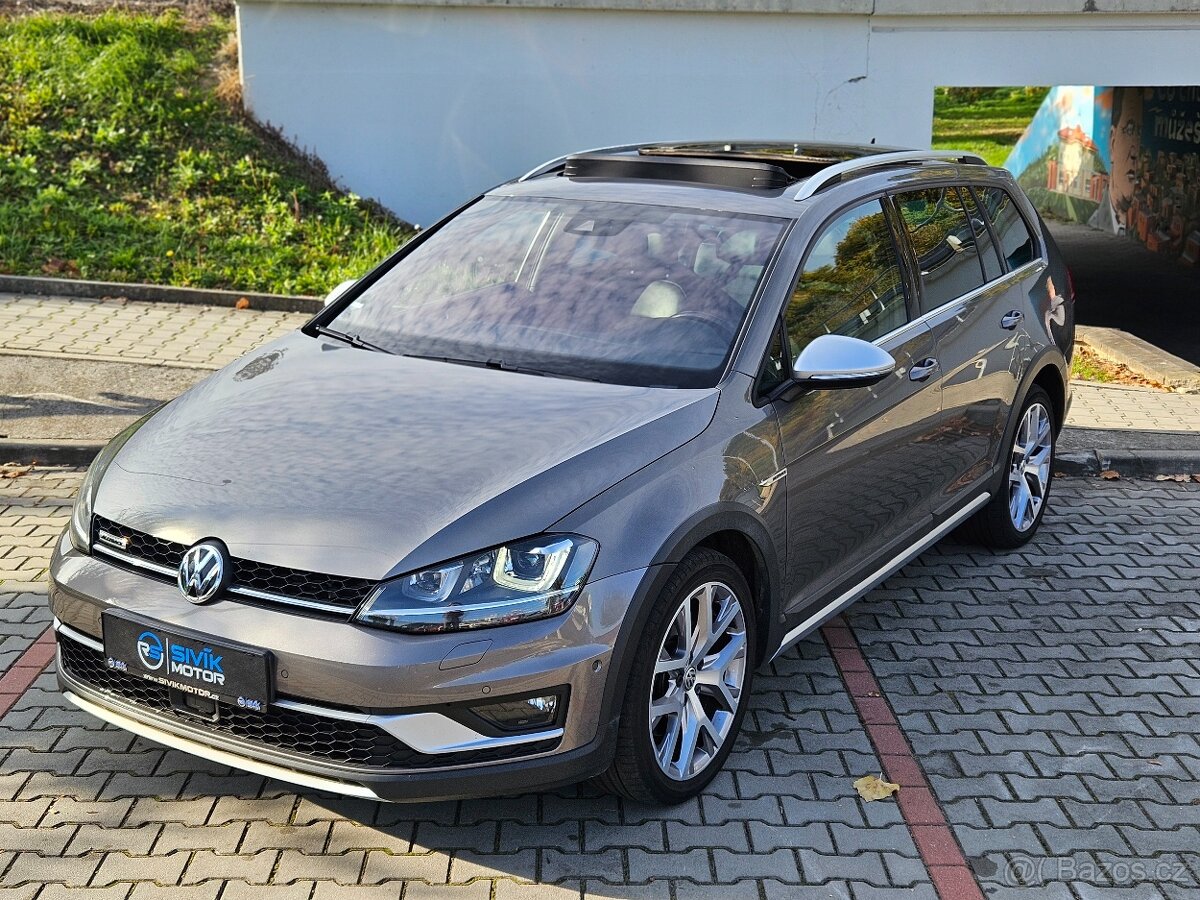 VW Golf VII 2.0 TDI DSG 135kW ALLTRACK XENON PANO TAŽNÉ ACC