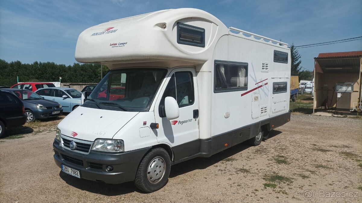 Fiat Ducato 2,8JTD 107kw Roller Team r.v.2005 2xklima garáž