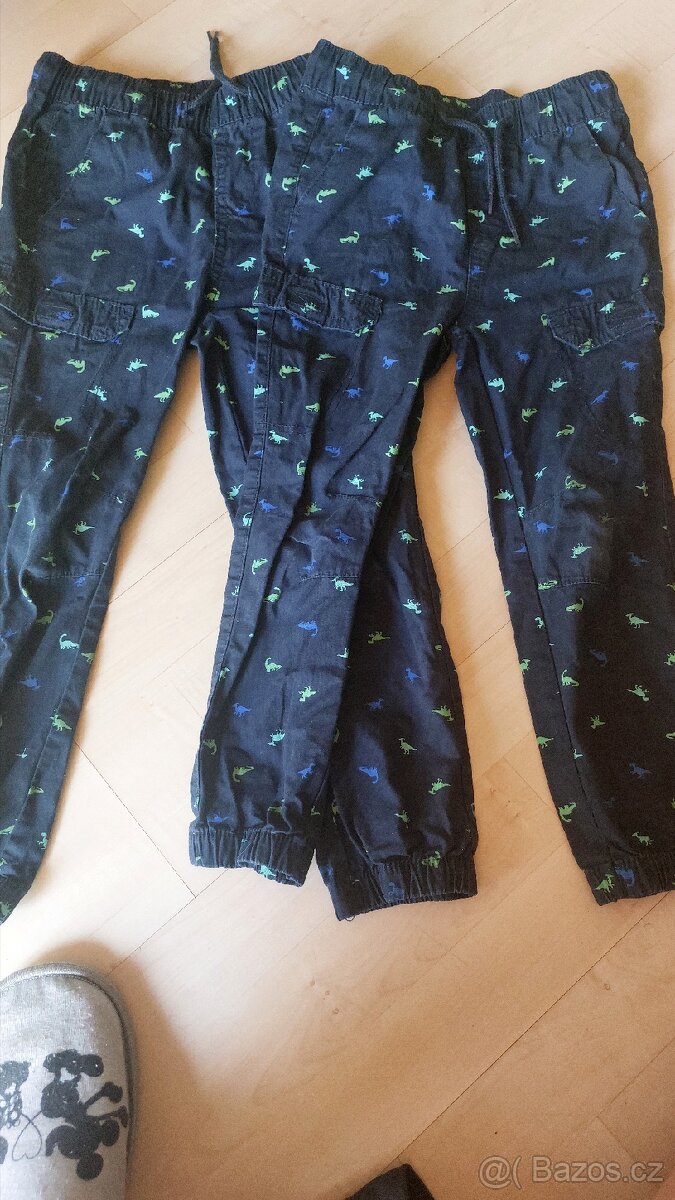 Plátěné lehké kalhoty dojcata