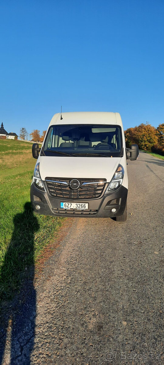 Opel Movano L3 H2 3500 kg, 2,3 dt 100 Kw, tažné, klima