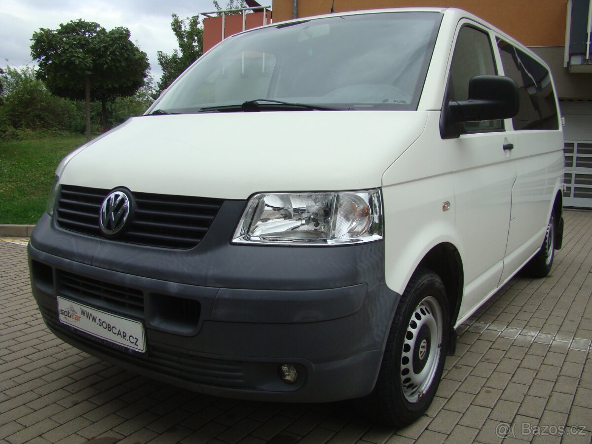 Volkswagen Transporter 1.9 TDi 9-MÍST KLIMA WEBASTO ODPOČET