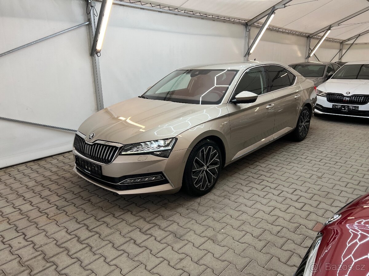 Škoda Superb III sedan 2.0TDi,140kW,DSG,4x4,L&K,Webasto,LED