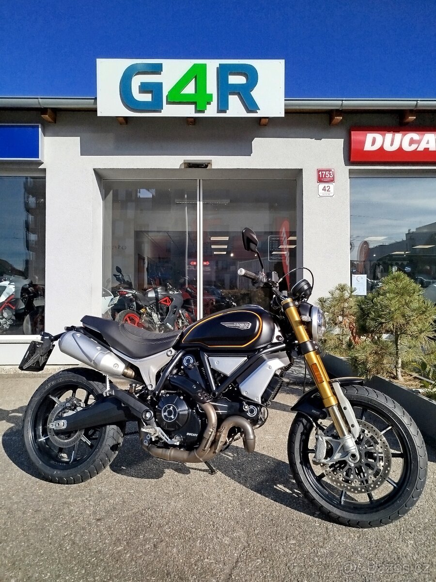 Ducati Scrambler 1100 Sport, KRÁSNÝ STAV, ČERSTVÉ DESMO